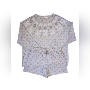 La Vie En Rose Gray Pajama Set